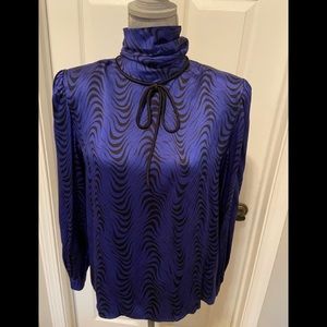 Vintage Valentino Boutique Silk Blouse Size 10
